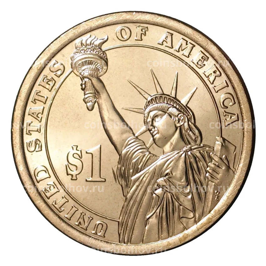 Монета 1 доллар 2009 года P Джеймс Полк 11-й президент США (вид 2)