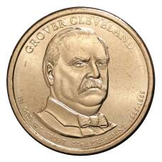Монета 1 доллар 2012 года P Гровер Кливленд 22-й президент США (аверс)