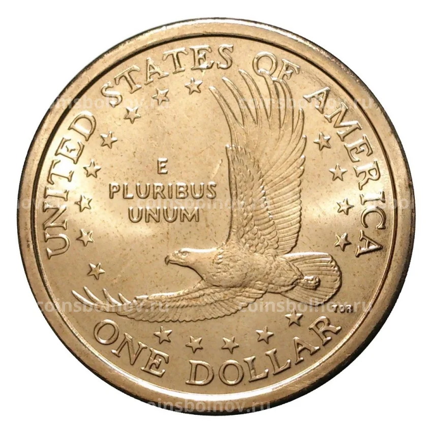 Монета 1 доллар 2000 года Сакагавея «Парящий Орёл» D (вид 2)
