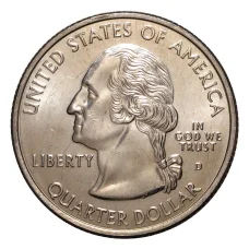 Монета 25 центов 2004 года D Штаты и территории - Айова (реверс)