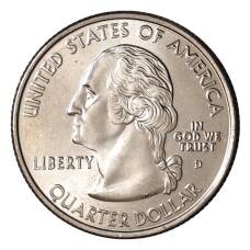 Монета 25 центов 2006 года D Штаты и территории - Невада (реверс)