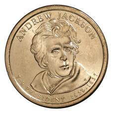 Монета 1 доллар 2008 года D Эндрю Джексон 7-й президент США (аверс)