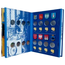 Альбом-планшет под 2-злотовые монеты с гербами польских городов (реверс)