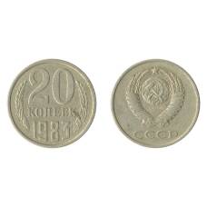 Монета 20 копеек 1983 года Федорин Ф-150 (Аверс от 3 коп.) (аверс)