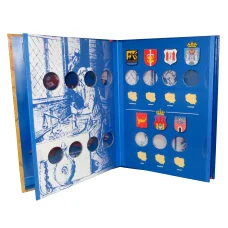 Альбом-планшет под 15 двухзлотовых монет серии ''Исторические города Польши'' (реверс)