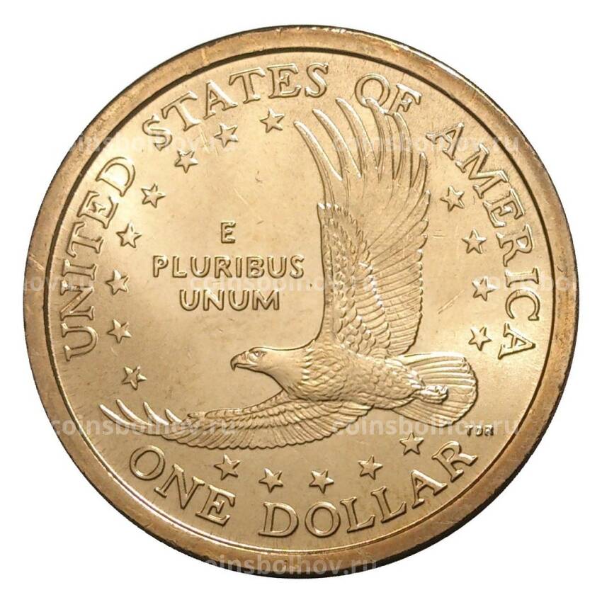 Монета 1 доллар 2002 года Сакагавея «Парящий Орёл» P (вид 2)