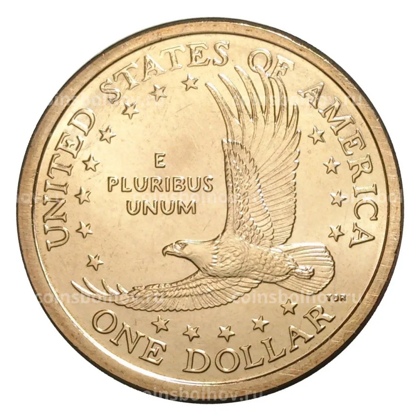 Монета 1 доллар 2007 года Сакагавея «Парящий Орёл» P (вид 2)