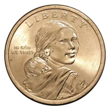 Монета 1 доллар 2015 года Сакагавея P - Индеец племени Мохоки (Mohawk) на строительстве небоскреба (реверс)