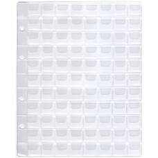 Лист для 88 монет (с клапанами, формат Оптима, Россия) (аверс)