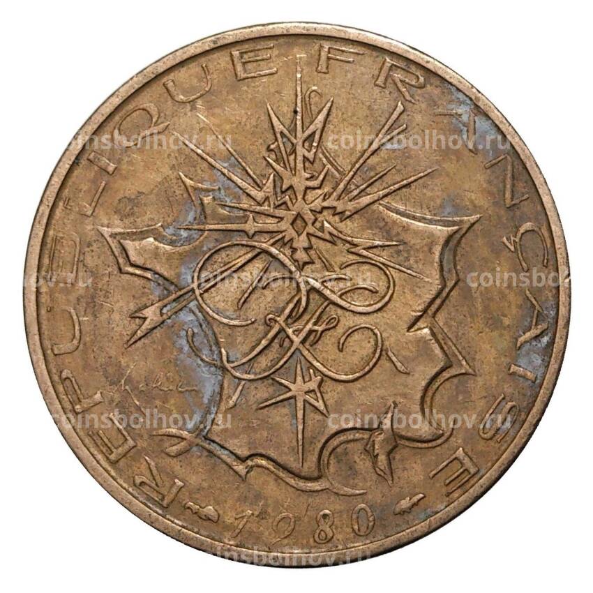 Монета 10 франков 1980 года Франция