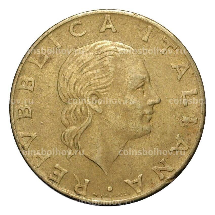 Монета 200 лир 1978 года (вид 2)