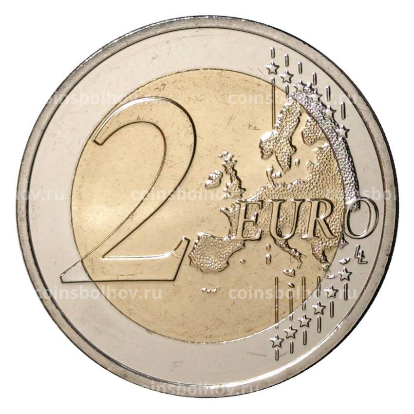 Монета 2 евро 2014 года 600 лет коронации Барбары Цилли (вид 2)