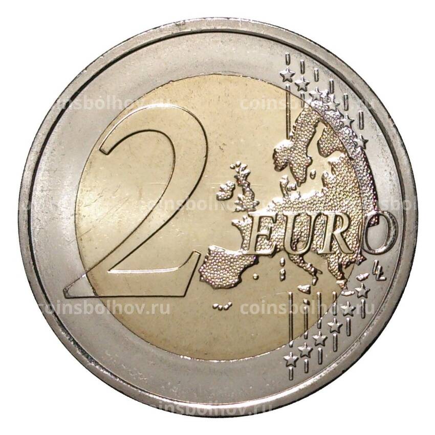 Монета 2 евро 2016 года 200 лет национальному банку Австрии (вид 2)