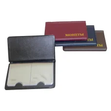 Карманный монетник на 12 ячеек для монет в холдерах (аверс)