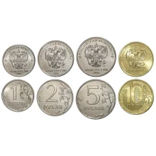 Набор монет банка России 2016 года ММД (аверс)