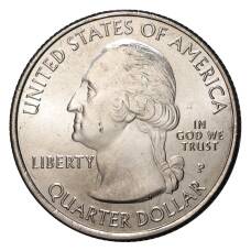 Монета 25 центов 2016 года P Национальные парки - №32 Национальный парк Камберленд-Гэп (реверс)