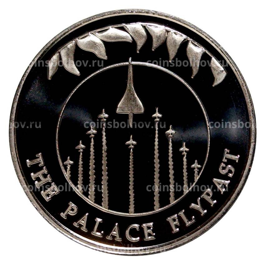 Монета 50 пенсов 2002 года Воздушный парад