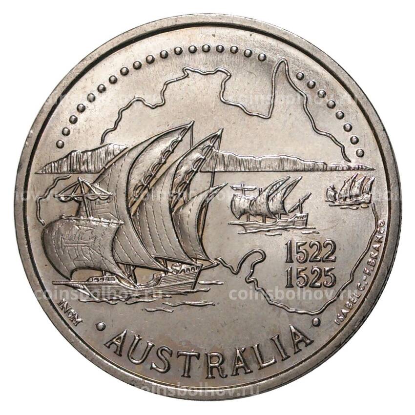Монета 200 эскудо 1995 года Золотой век открытий - Австралия