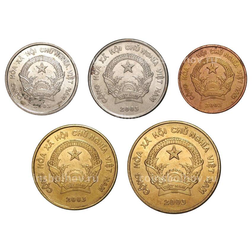 Набор монет 2003 года Вьетнам (вид 2)