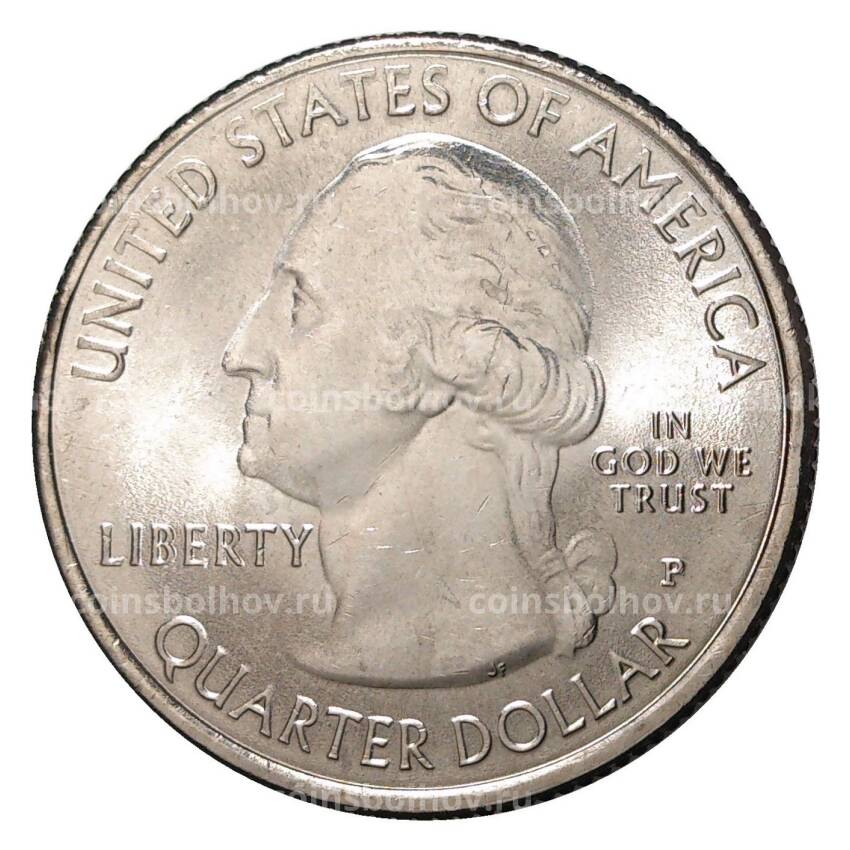 Монета 25 центов 2016 года P Национальные парки - №33 Харперс Ферри (вид 2)