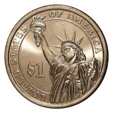 Монета 1 доллар 2016 года Р 40-й президент США Рональд Рейган (реверс)