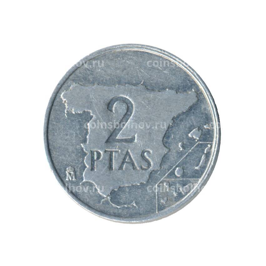 Монета 2 песеты 1984 года