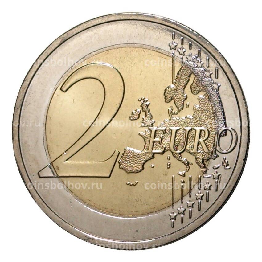 Монета 2 евро 2016 года Мост имени 25 апреля (вид 2)