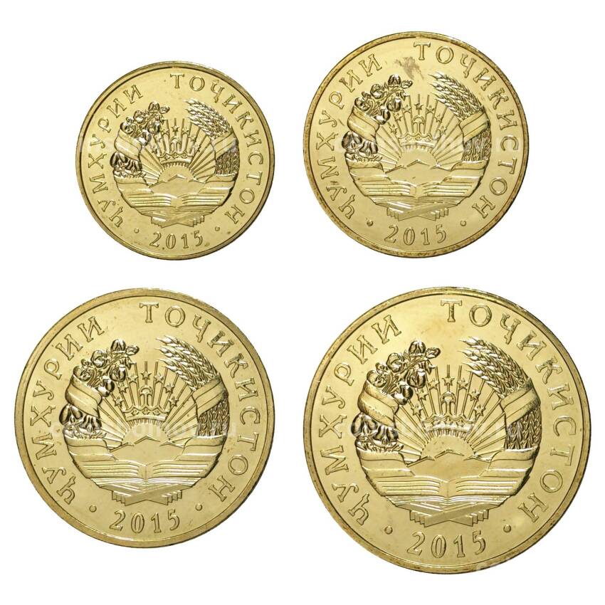 Набор монет 2015 года Таджикистан (вид 2)