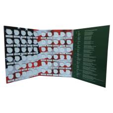 Альбом-планшет для монет 25 центов ''Национальные парки'' - без разделения на монетные дворы (вид 2)