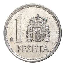 Монета 1 песета 1988 года (реверс)