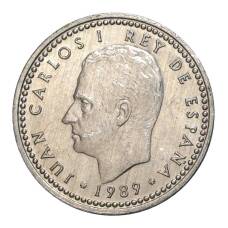 Монета 1 песета 1989 года Испания (аверс)