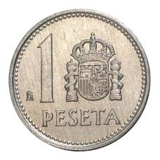 Монета 1 песета 1989 года Испания (реверс)