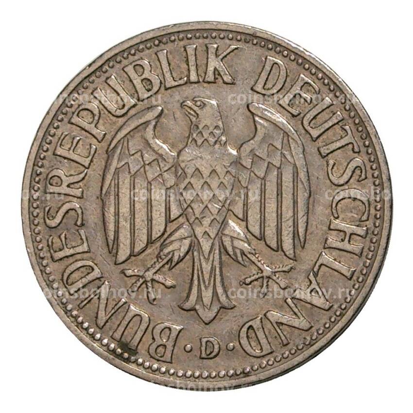 Монета 1 марка 1950 года D (вид 2)
