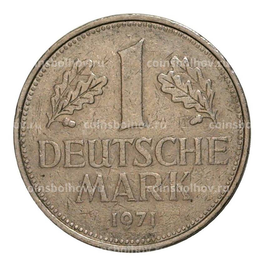 Монета 1 марка 1971 года J