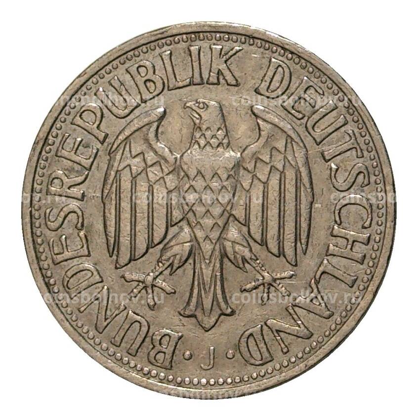 Монета 1 марка 1971 года J (вид 2)
