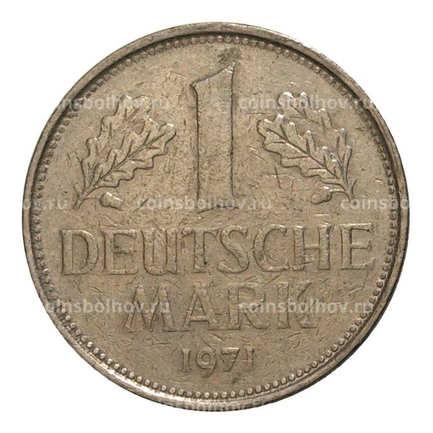 Монета 1 марка 1971 года F