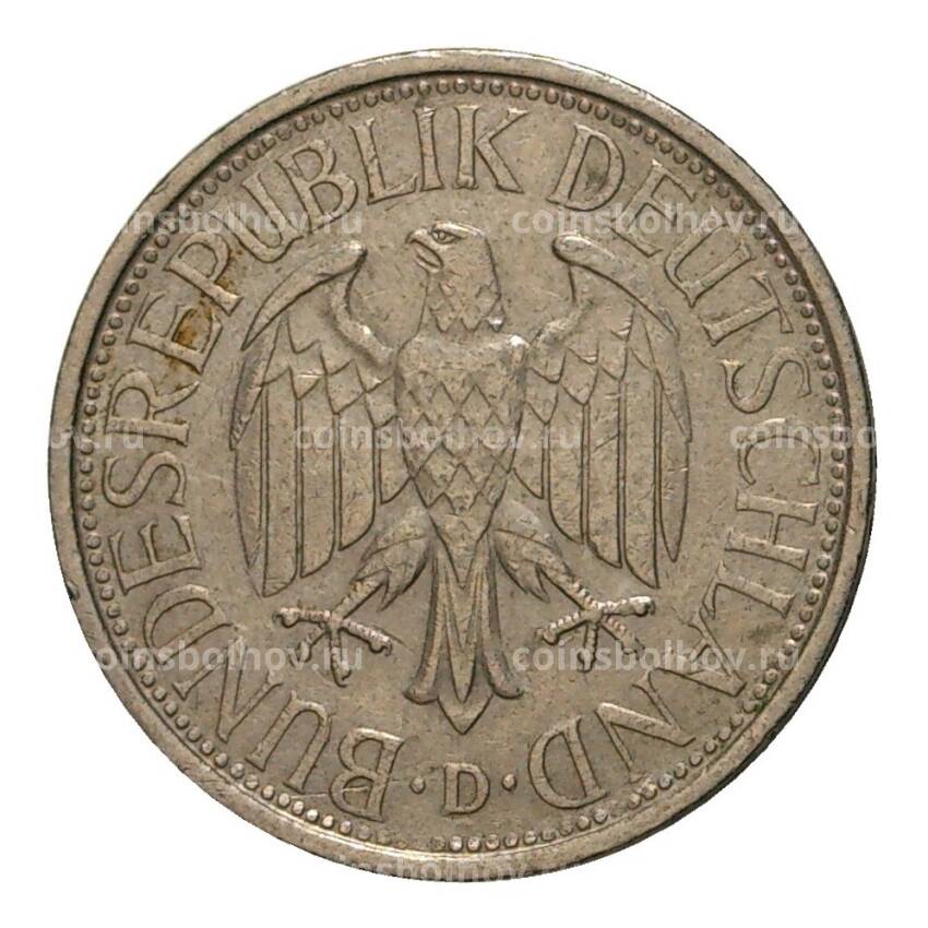 Монета 1 марка 1971 года D (вид 2)