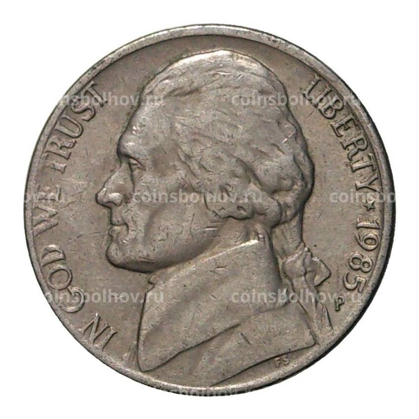 Монета 5 центов 1985 года P — США