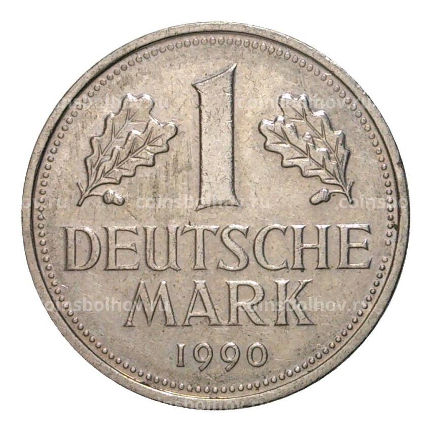 Монета 1 марка 1990 года А