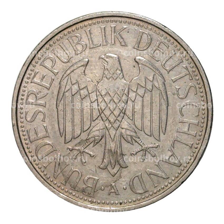 Монета 1 марка 1990 года А (вид 2)