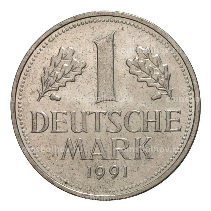 Монета 1 марка 1991 года J