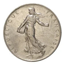 Монета 1 франк 1960 года Франция (реверс)