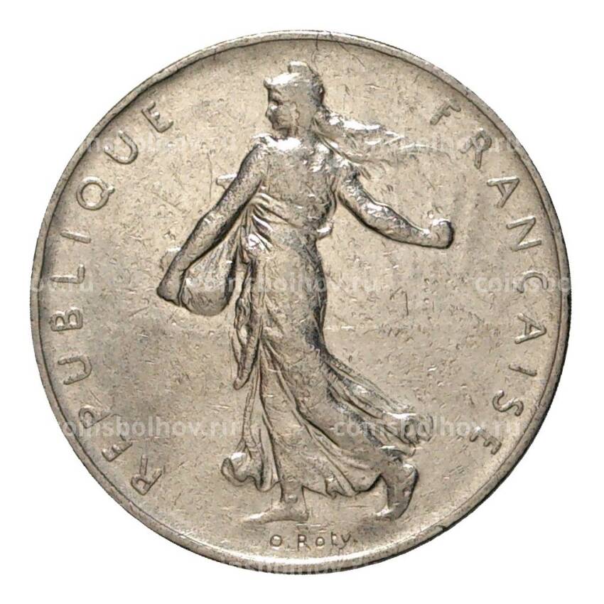 Монета 1 франк 1960 года Франция (вид 2)