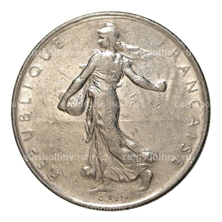 Монета 1 франк 1972 года (вид 2)