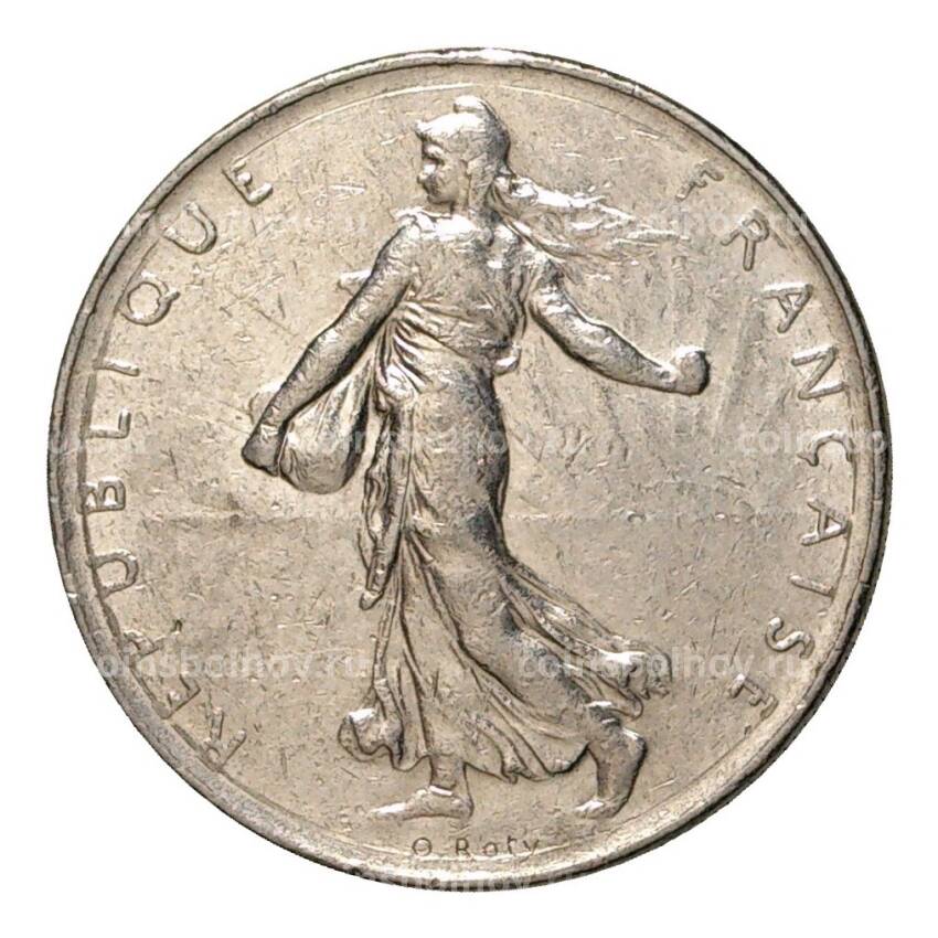 Монета 1 франк 1976 года Франция (вид 2)
