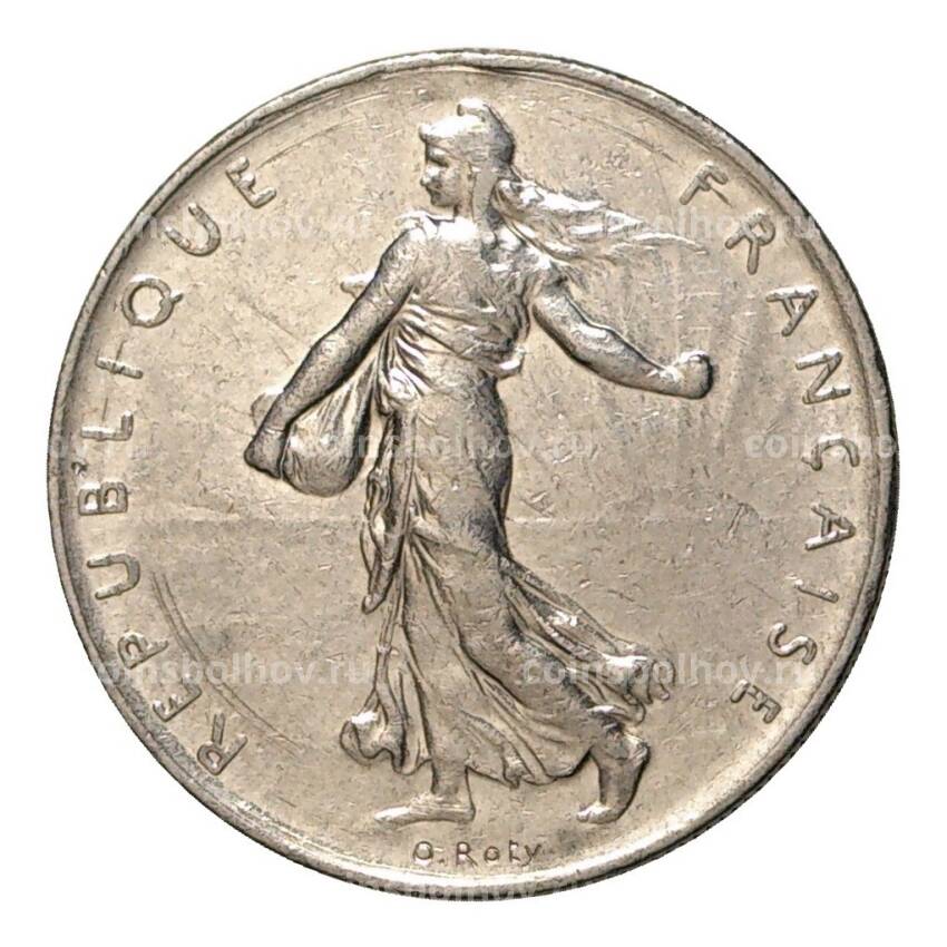 Монета 1 франк 1977 года Франция (вид 2)