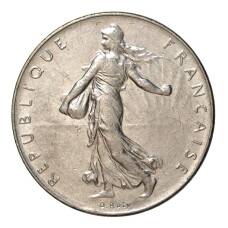 Монета 1 франк 1978 года Франция (реверс)