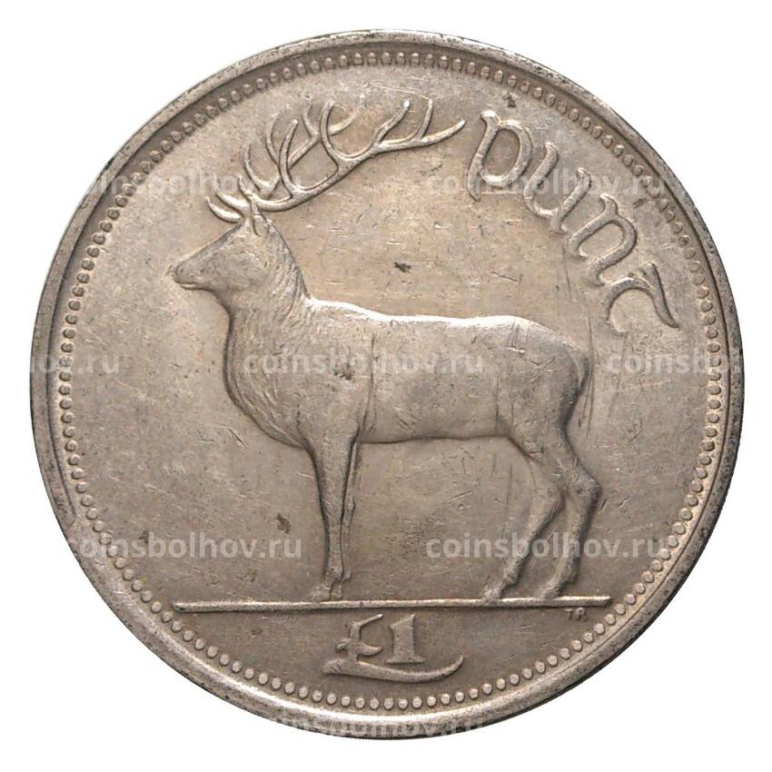 Монета 1 фунт 1990 года Ирландия