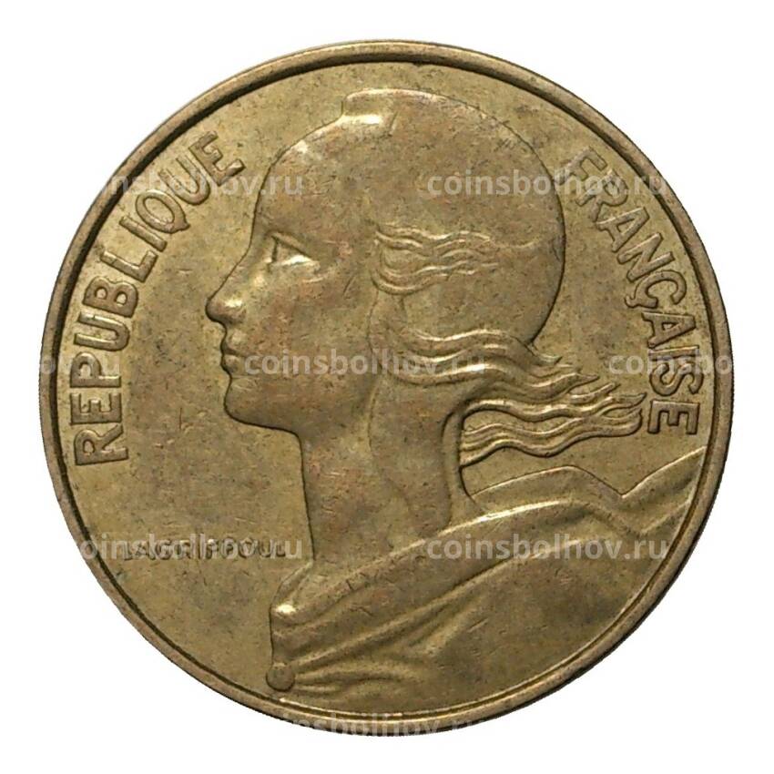 Монета 10 сантимов 1978 года (вид 2)