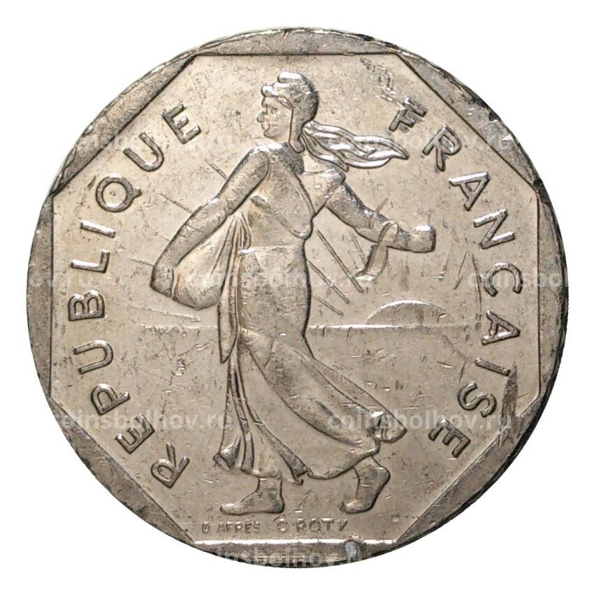 Монета 2 франка 1998 года Франция (вид 2)